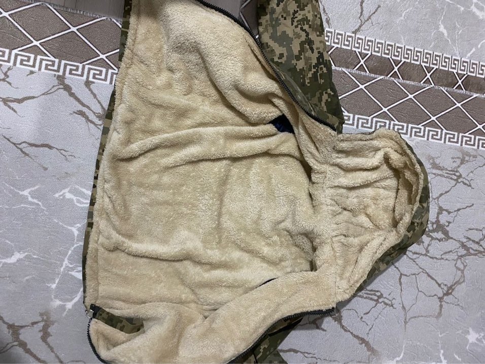 Kürk Detaylı Kamuflaj Erkek  çocuk Kapüşonlu Mont - Görsel 4