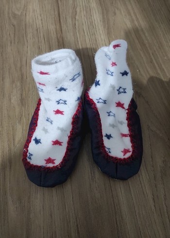 Renkli Nakışlı Örgü Erkek Bebek Botları - Görsel 3