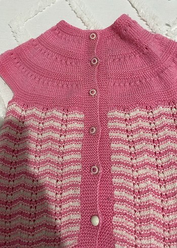 Kız /erkek Çocuk Örgü Kolsuz Desenli Yelekler - Görsel 3