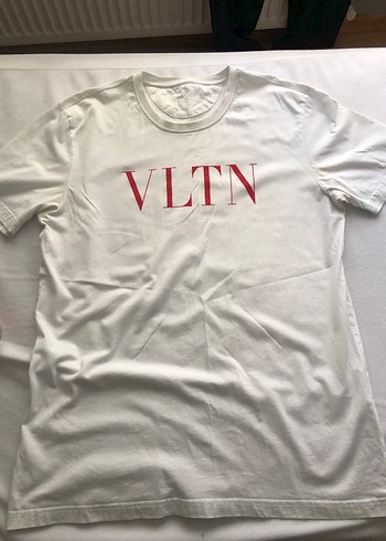 Valentino Valentino Beyaz VLTN Baskılı Erkek Tişört