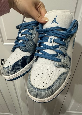 Nike Air Jordan 1 Low Denim Ayakkabı - Görsel 6