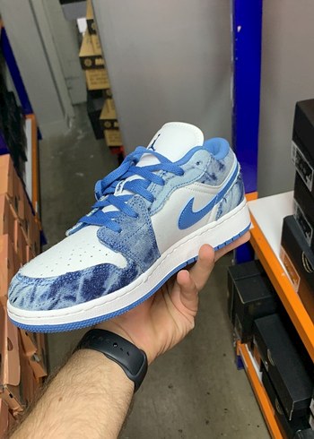 Nike Air Jordan 1 Low Denim Ayakkabı - Görsel 3