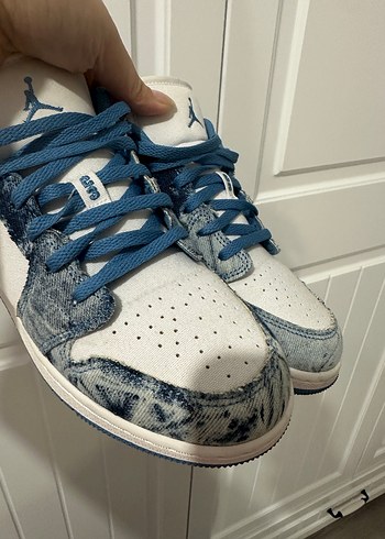 Nike Air Jordan 1 Low Denim Ayakkabı - Görsel 5