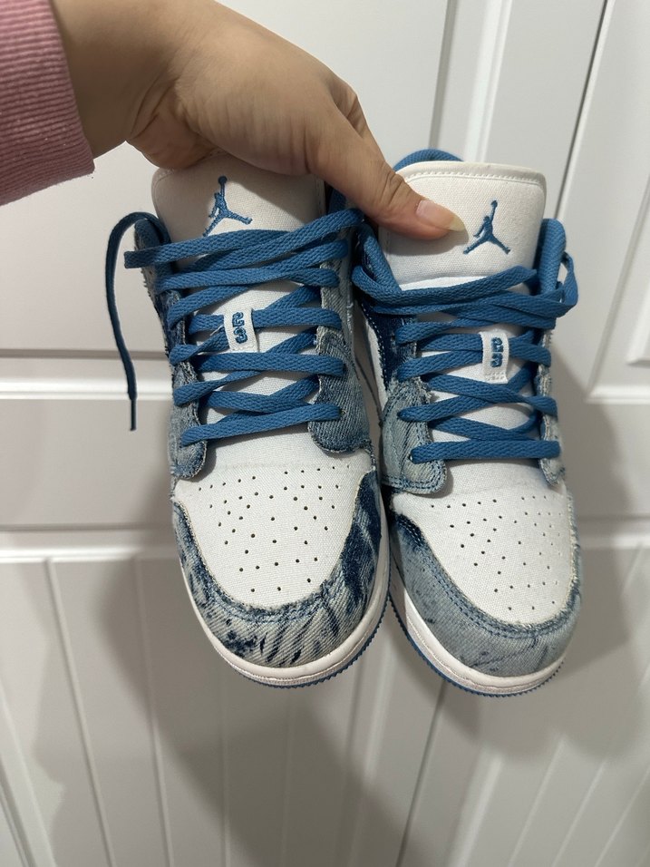 Nike Air Jordan 1 Low Denim Ayakkabı - Görsel 4