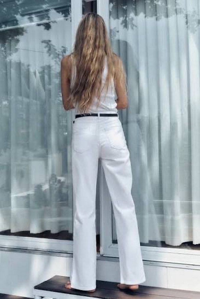 Zara Beyaz Pantolon - Görsel 2