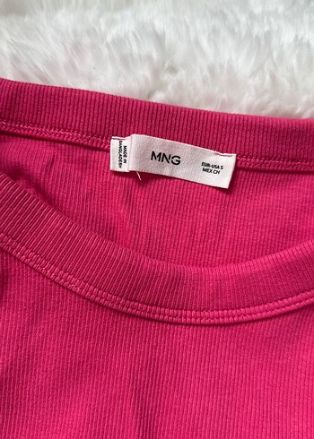 Mango Pembe Yüksek Yakalı Atlet - Görsel 2