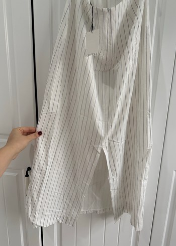 Zara Çizgili Elbise - Görsel 7