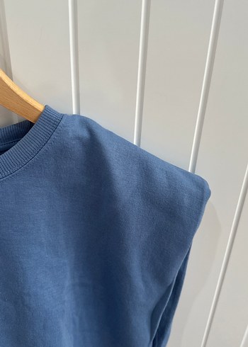 Zara Vatkalı crop tişört - Görsel 7