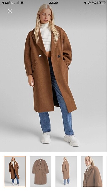 Bershka kahverengi kaban