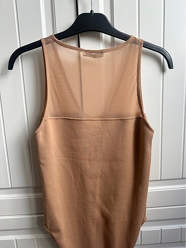 s Beden Zara Transparan çıtçıtlı body bluz