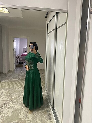 Yeşil abiye