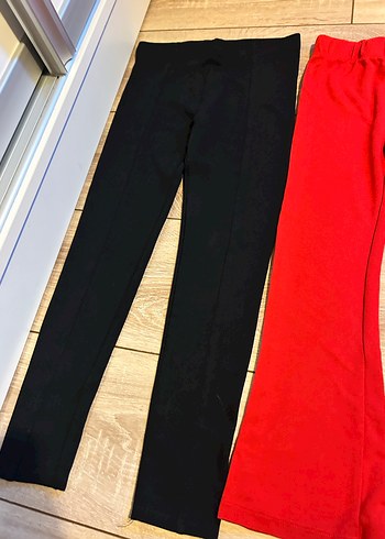 4 Adet Kız Çocuk Çok Renkli Dar Kesim Tayt - Görsel 7