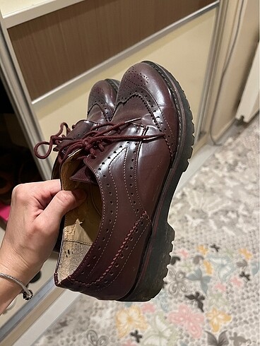 37 Beden 37 numara loafer ayakkabı