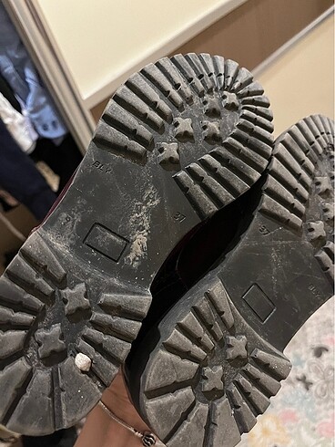 37 Beden bordo Renk 37 numara loafer ayakkabı