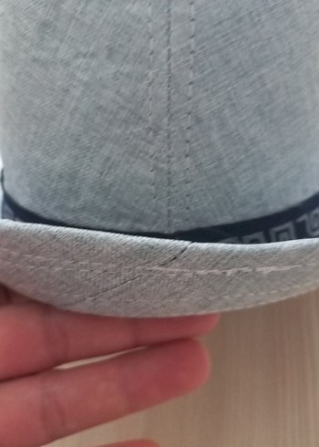 12+ Yaş, > 23 cm Beden gri Renk Gri Kot Kumaş cocuk Şapka