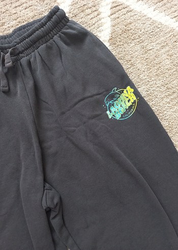 Gri Rahat Kesim Eşofman Altı - Görsel 3