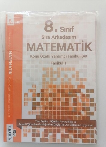 8.SINIF MATEMATİK KONU ÖZETLİ YARDIMCI FASİKÜL SETİ 