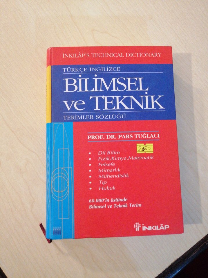 Türkçe-İngilizce Bilimsel ve Teknik Terimler Sözlüğü - Görsel 5