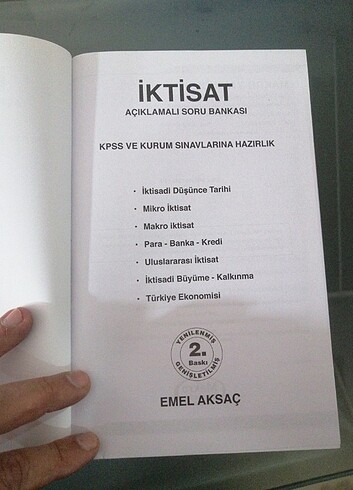 Beden Renk Kpss iktisat soru bankası