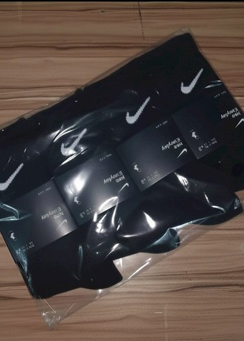 12 Çift Beyaz veya Siyah Nike Tenis Çorap - Görsel 2