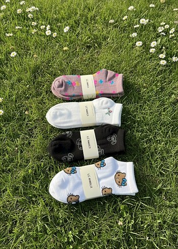 12 Çift Bayan Defacto Renkli Çoraplar - Görsel 2