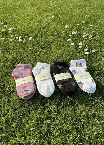 12 Çift Bayan Defacto Renkli Çoraplar - Görsel 3