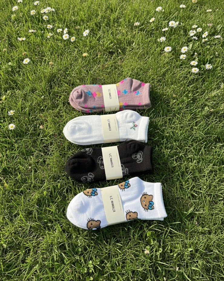 12 Çift Bayan Defacto Renkli Çoraplar - Görsel 2