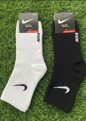 Nike Kolej Beyaz ve Siyah Çorap - Görsel 7