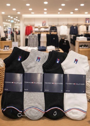 12 Çift Tommy Hilfiger Çorap Seti - Görsel 2