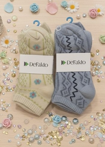 12 Çift DeFacto Bayan Patik Çorap - Görsel 3