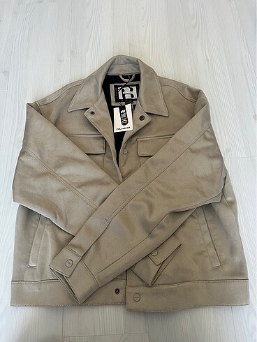l Beden camel Renk Pull Bear Suni Ceket Erkek