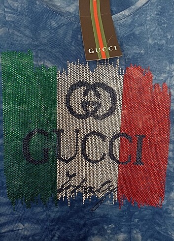 46 Beden Gucci bayan taşlı bluz