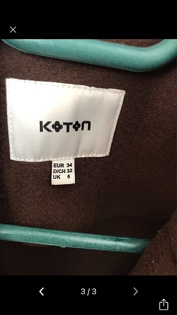34 Beden Koton kaban
