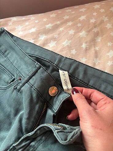 s Beden YEŞİL DÜŞÜK BEL PANTOLON