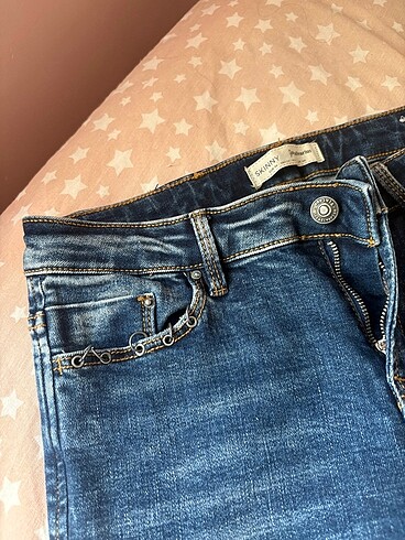 Stradivarius DÜŞÜK BEL CEP DETAYLI PANTOLON