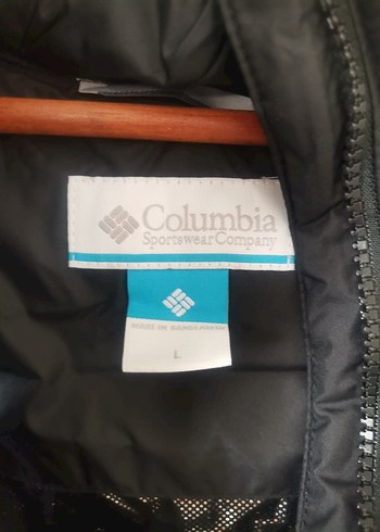 Orıjınal Columbia Siyah Kadın Şişme Yelek Kapüşonlu - Görsel 6