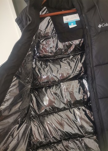 Orıjınal Columbia Siyah Kadın Şişme Yelek Kapüşonlu - Görsel 4