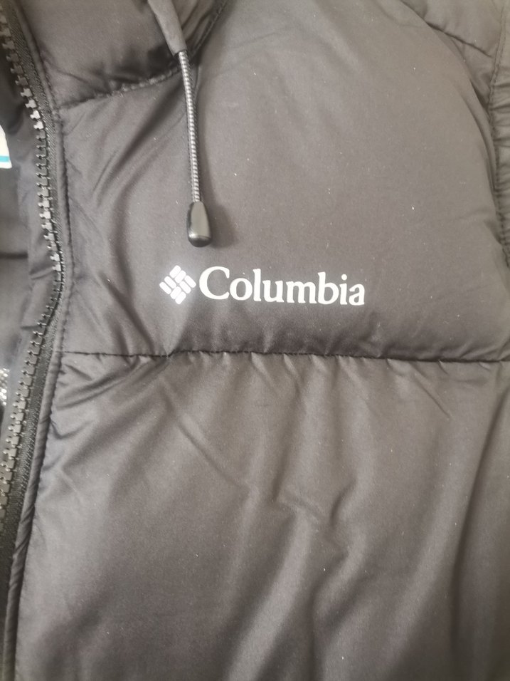 Orıjınal Columbia Siyah Kadın Şişme Yelek Kapüşonlu - Görsel 5