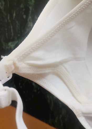 Beyaz emzirme sutyenı 80 B beden - Görsel 4
