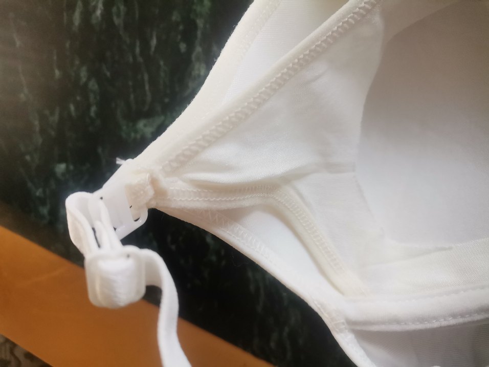 Beyaz emzirme sutyenı 80 B beden - Görsel 4