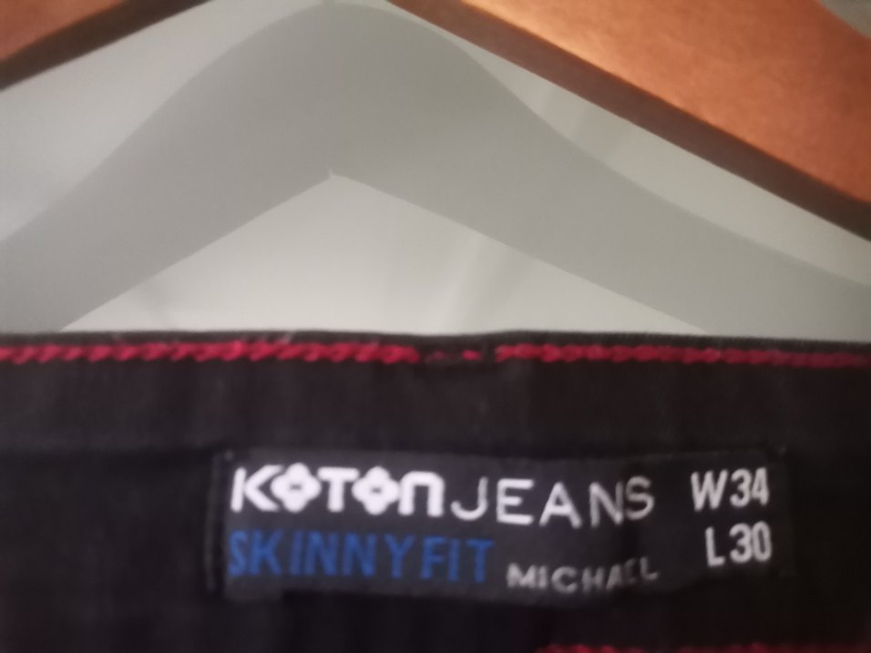 Erkek Siyah Denim  Fit Jean - Görsel 3