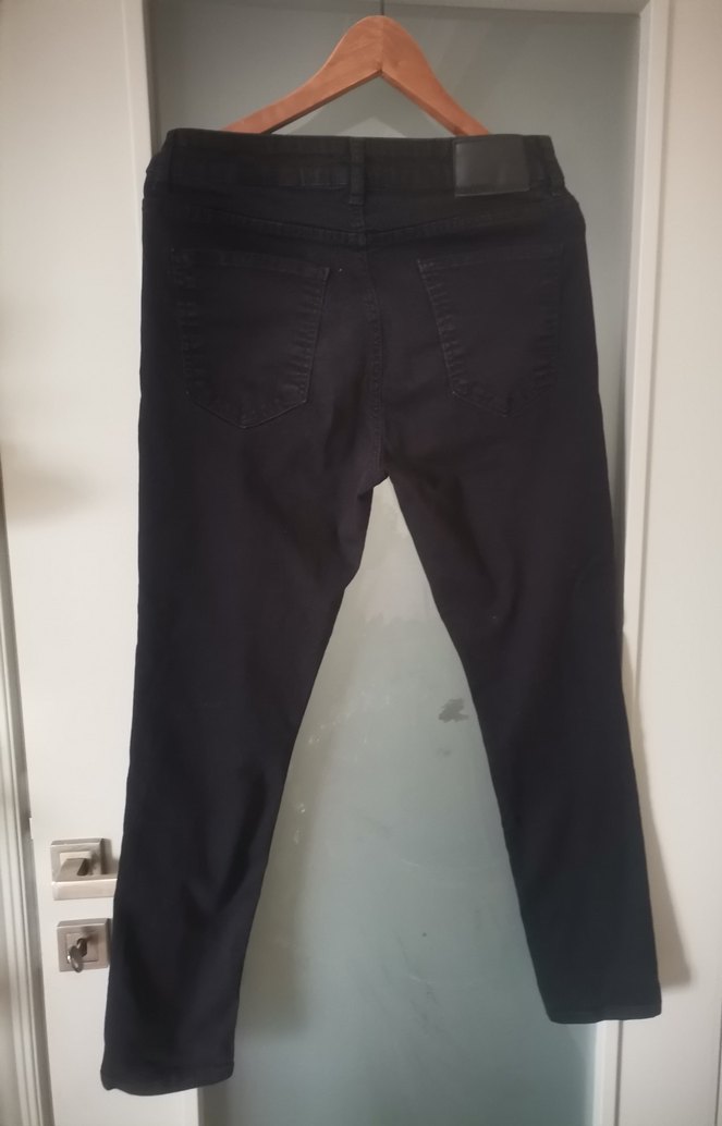 Erkek Siyah Denim  Fit Jean - Görsel 2