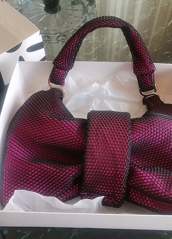 Twist Pembe uzerı fıle çanta