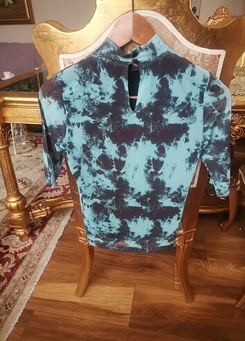 Tul içi astarlı bluz