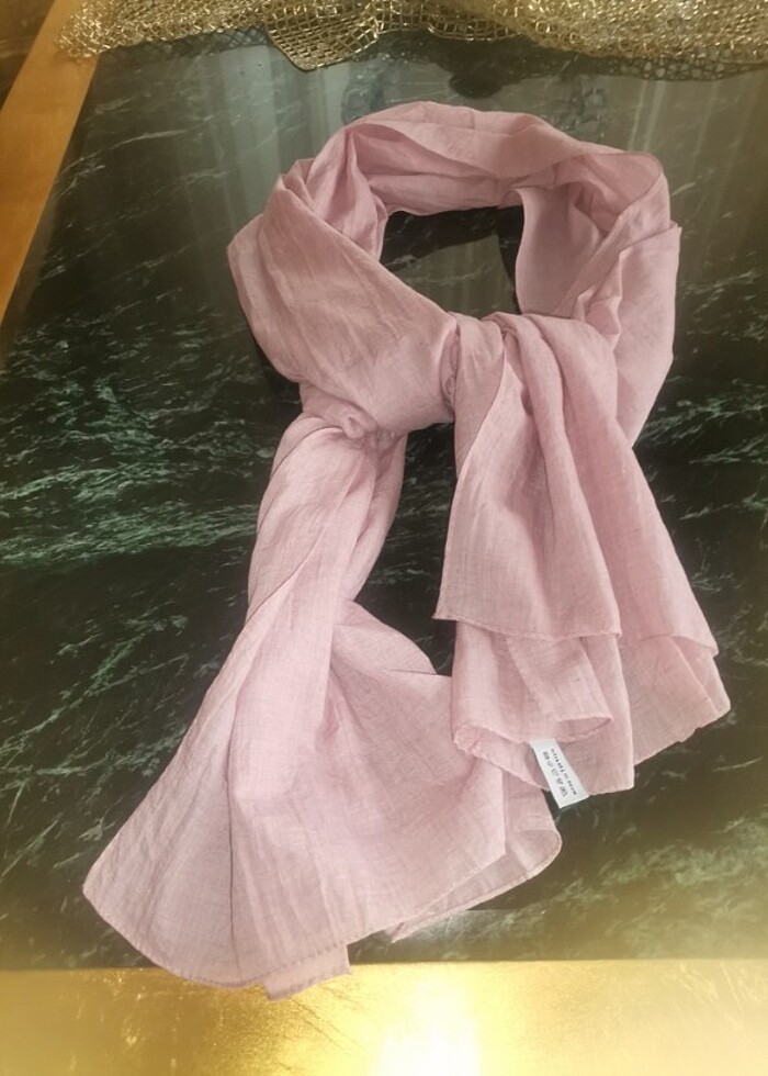 Pembe fular  - Görsel 2