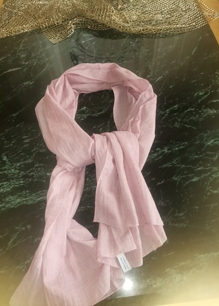 Pembe fular  - Görsel 4