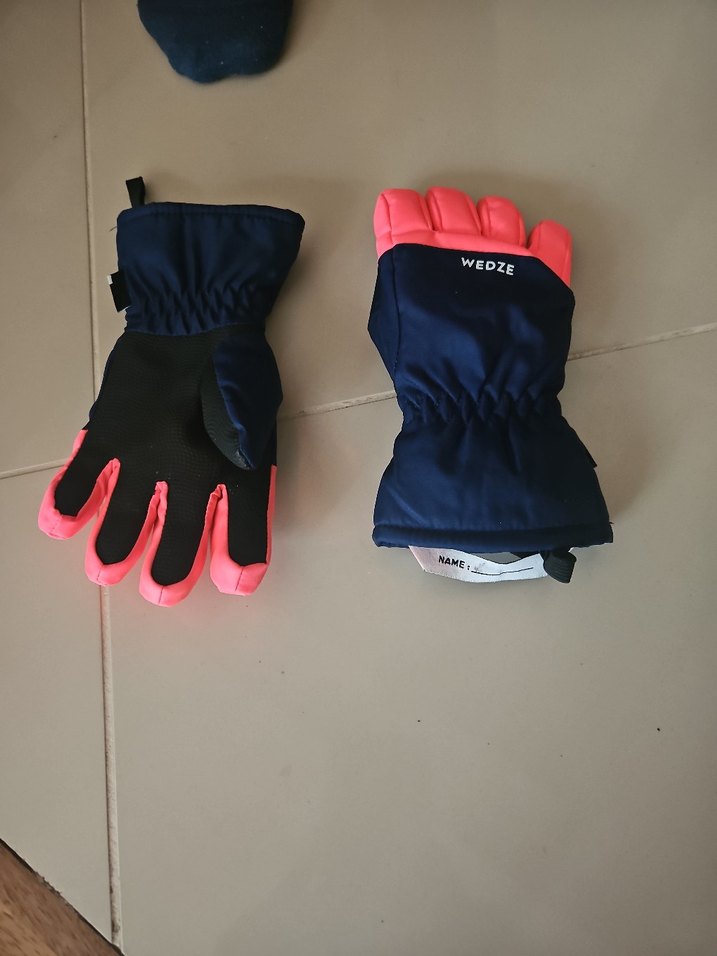 Kız Çocuk Kayak Eldiveni 5-6 yaş - Görsel 4