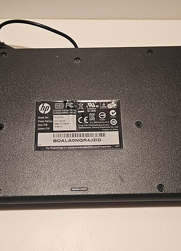 HP KLAVYE KU 0316 - Görsel 2