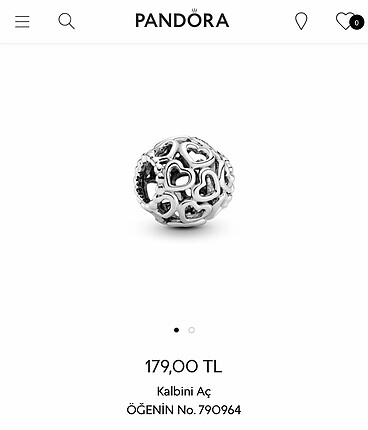 Pandora charm
