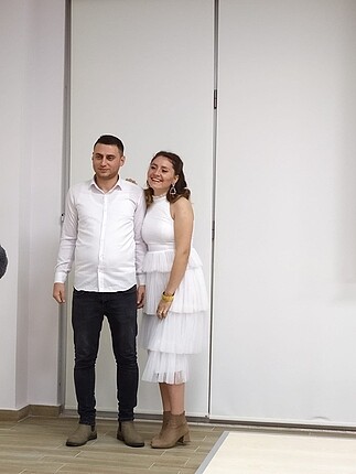 Nikah elbisemdi M bedene uygun